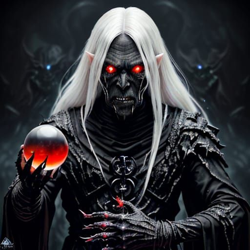 Sinister Demon in Hyperrealistic Photography Style