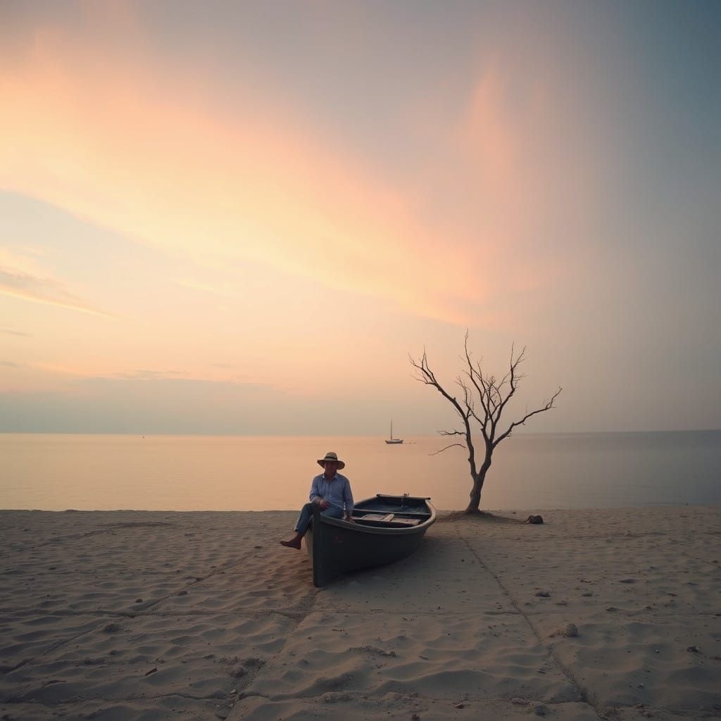 The Lonely Figure in Isolation