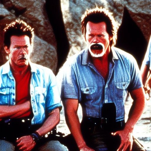 Tremors: Classic Monster Horror Comedy Film Poster