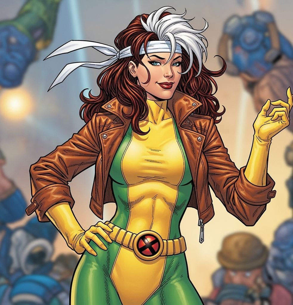 Rogue Flirty Smile in Jim Lee Style
