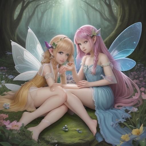 Enchanting Fairies Created by AI