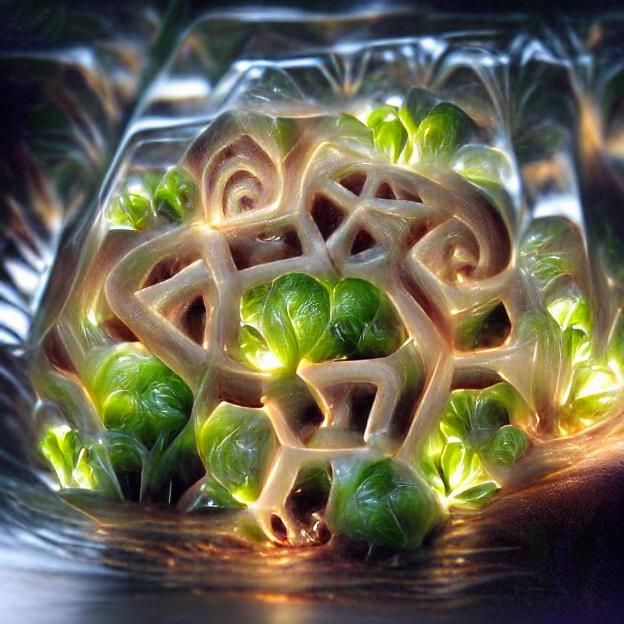 Intricate Knot Design in Celtic Style