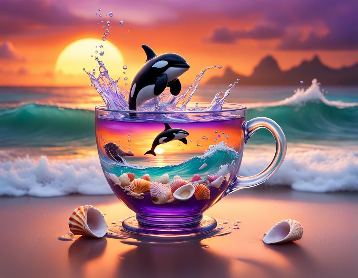 cup of tropical orca
