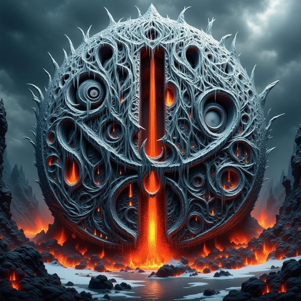 Surreal Collision of Worlds in Digital Illustration