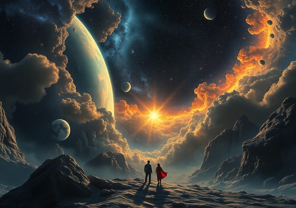 Surreal Space-Fi Masquerade of Celestial Song