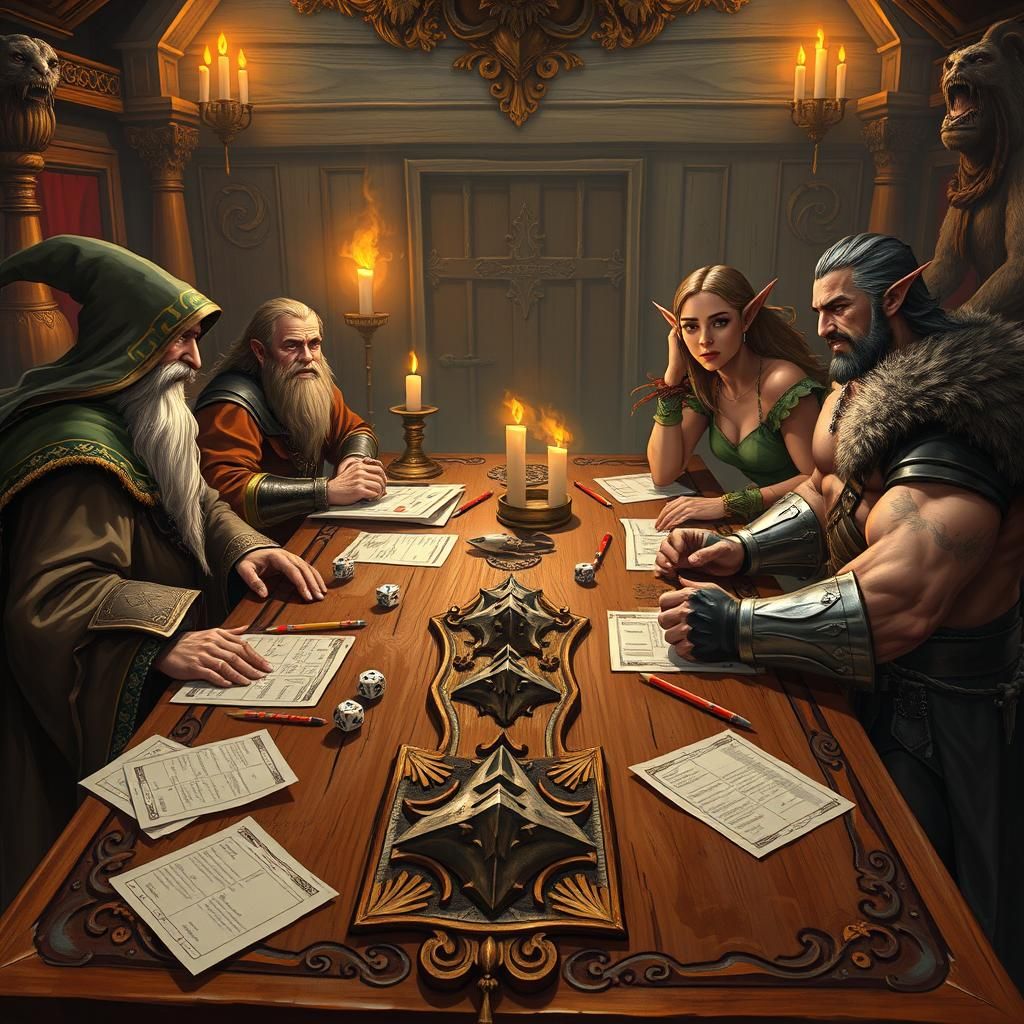 D&D Game Night: A Fantasy Adventure Unfolds