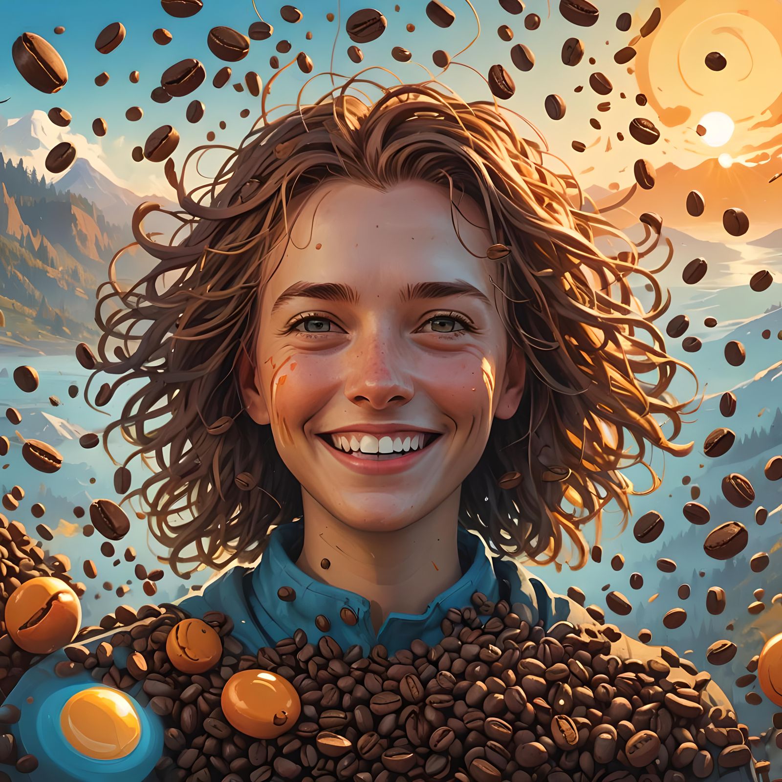 Vibrant Mug Design with Inspiring Message