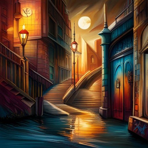 Harry Potter Graffiti Art in Polychromatic Style