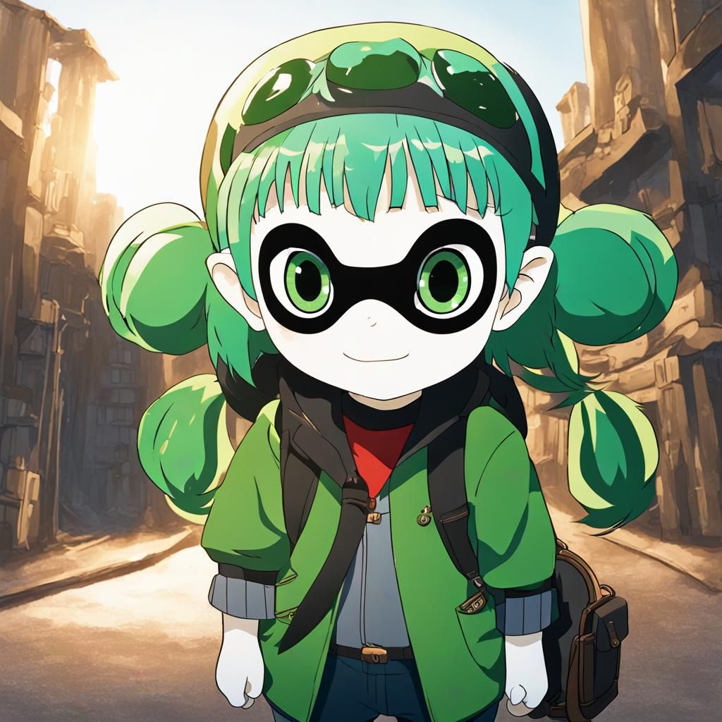 Joker Doll in Ghibli Anime Style