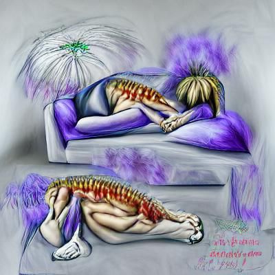 Fibromyalgia Concept Art: Chronic Pain and Fatigue