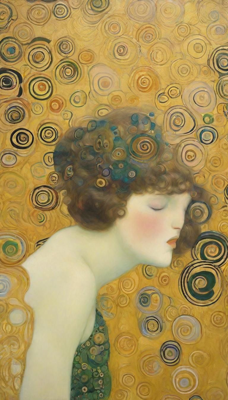 Chat Bubbles by Gustav Klimt