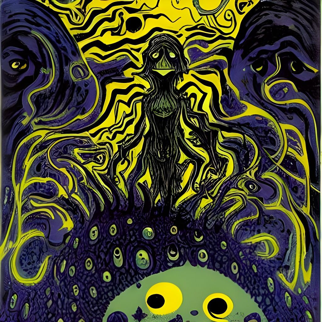 The Abyss Stares Back: Impasto Horror Art