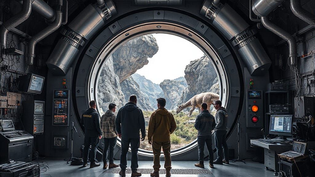 Time Portal to Prehistoric Land