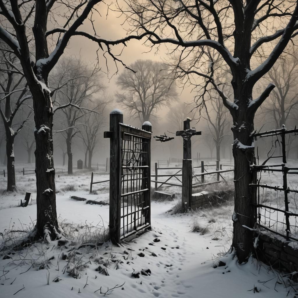 Hyperrealistic Stillness: An Atmospheric and Moody Scene