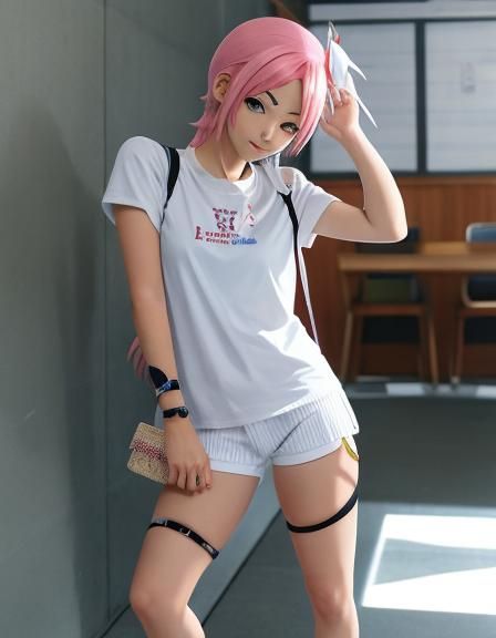 Classic Anime Style Character Illustration