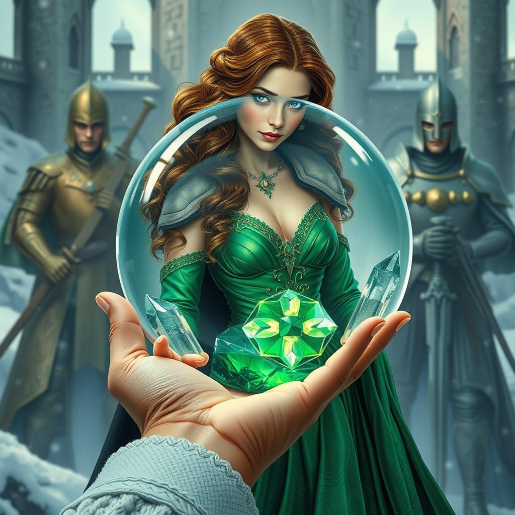 Una Reina protegida por sus guerreros,.....