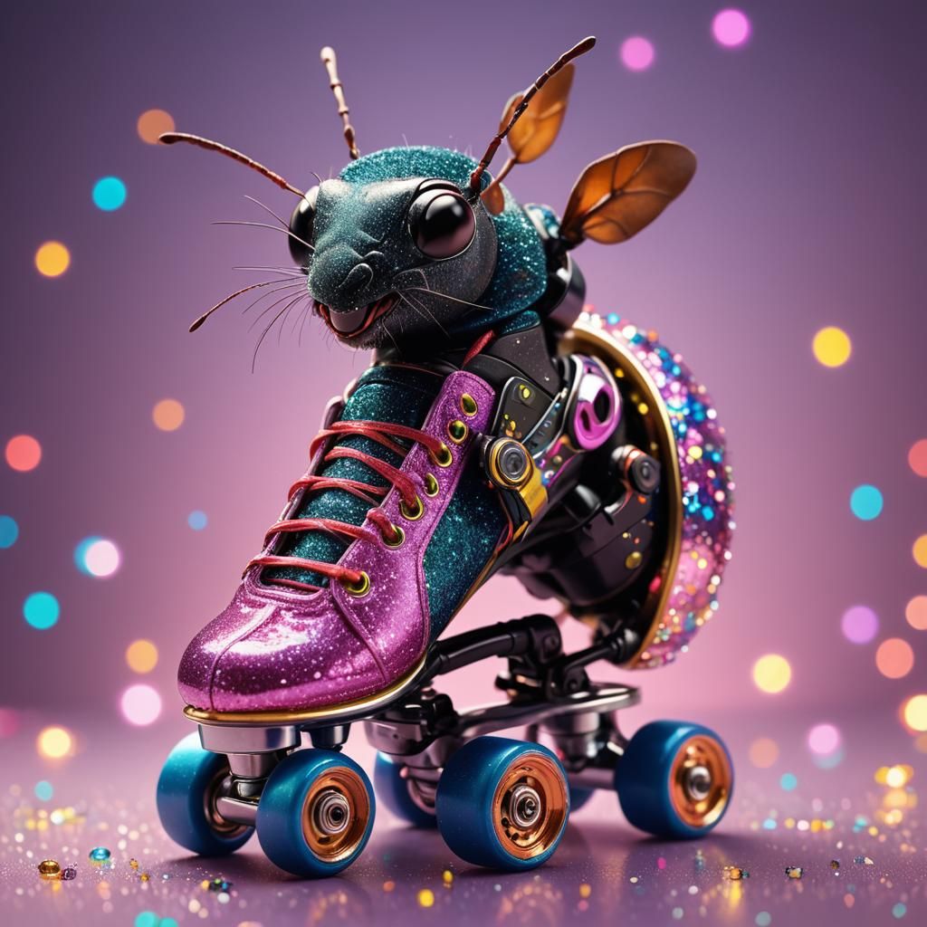Bug on skates