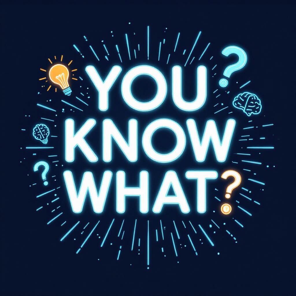 Futuristic YouTube Banner for YOU KNOW WHAT Brand