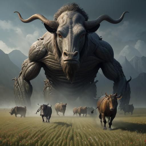 Surreal Stampede of Noses Through Tissue Field