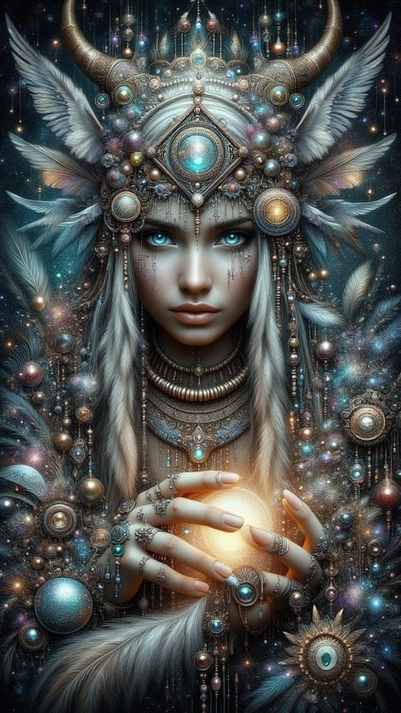 <lora:FiosMysticAura:1.0> A luminous forgotten spirit in a t...