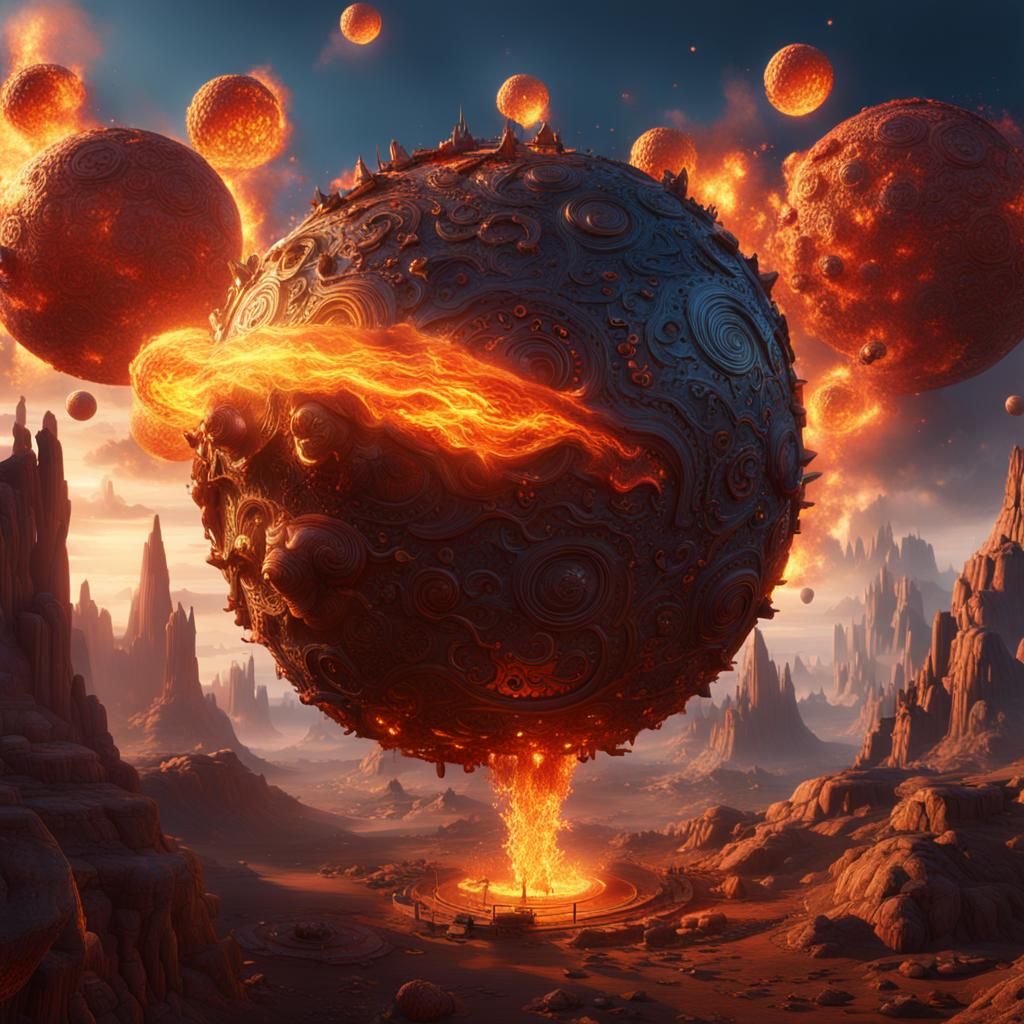Great Balls of Fire: Fantastical Matte Painting