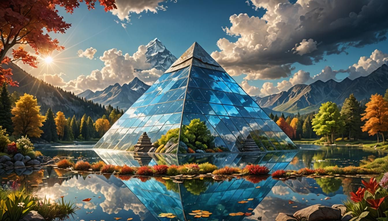 Crystal pyramid