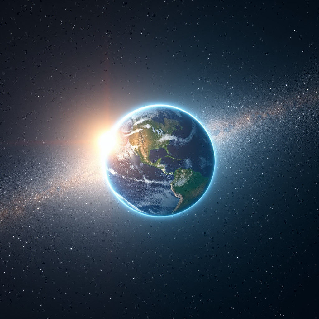 Earth: Pale Blue Dot from Deep Space