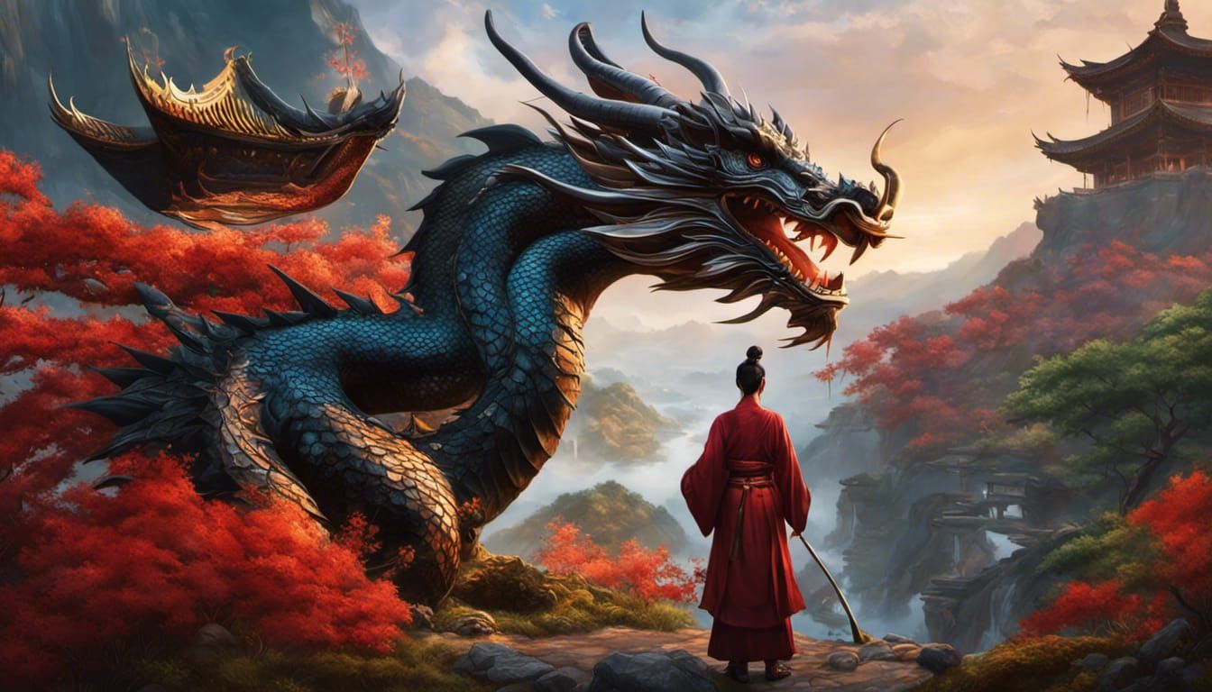 master wangshu  befriends the dragon