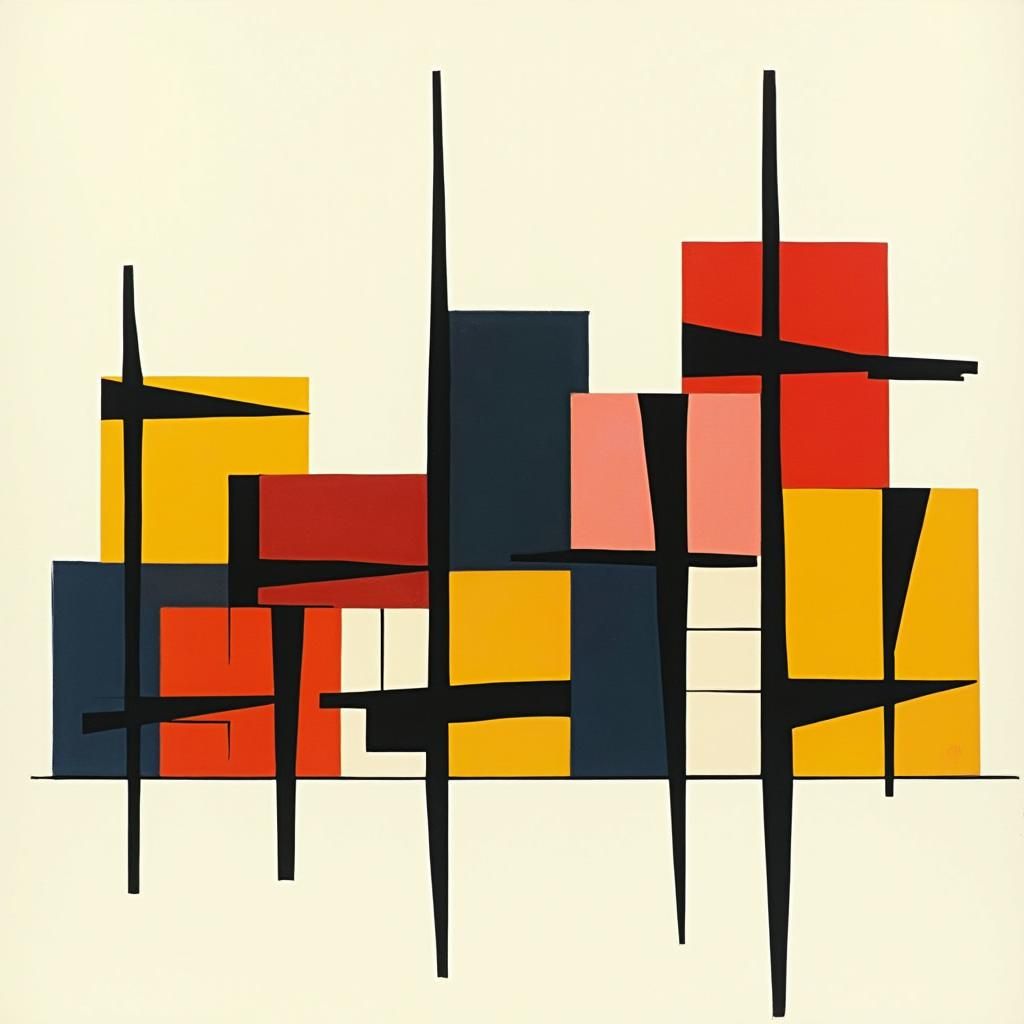De Stijl Architecture in Primary Colors