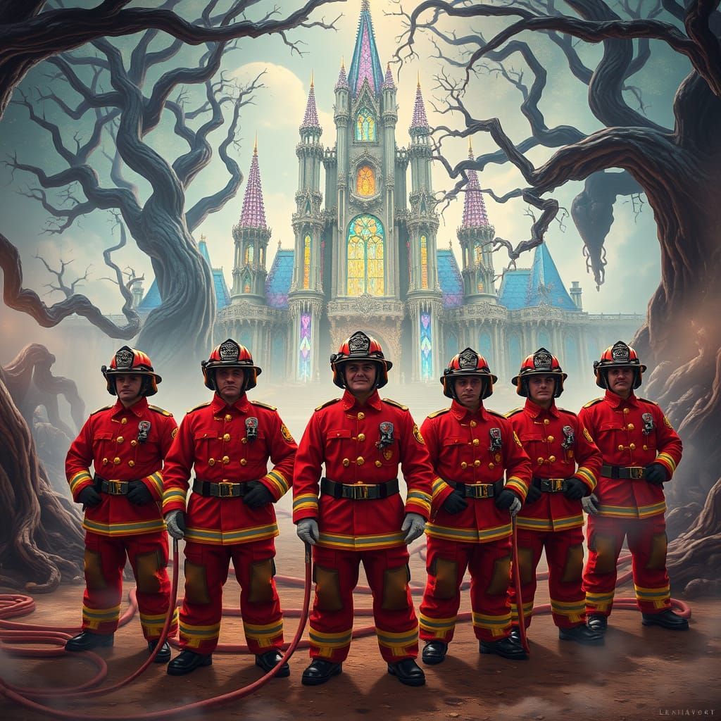 Majestic Firefighters Prepare for the Drill Championship in ...