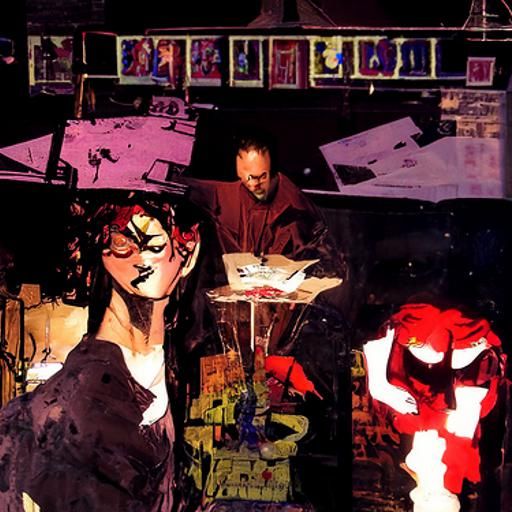 Graphic Novel Art Inspired by Sienkiewicz, Wood & McKean