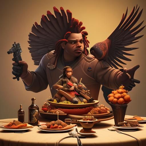 Gangster Thanksgiving: Eazy-E and Dr. Dre Face-Off