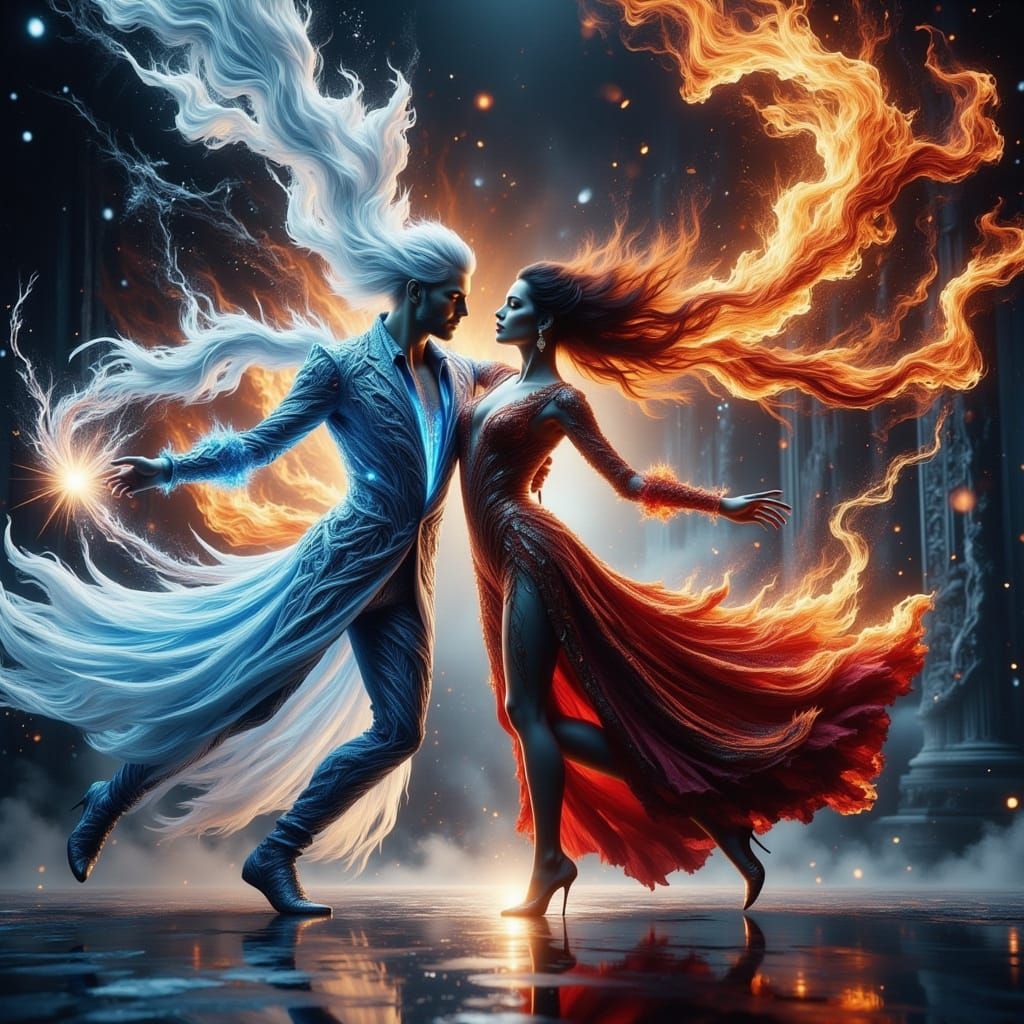 Dancing Gods of Fire and Ice