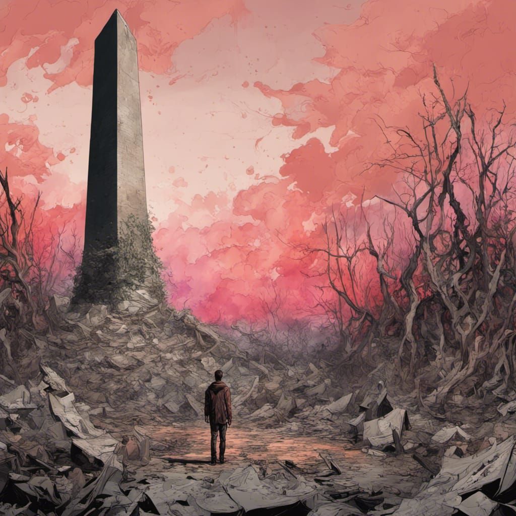 Remains of the Washington Monument : A Memory of a Forgotten Time