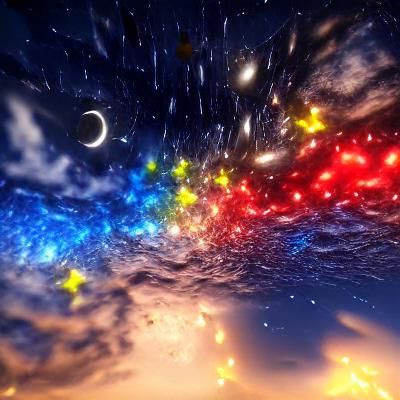 Jeweled Starry Sky in Unreal Engine Style