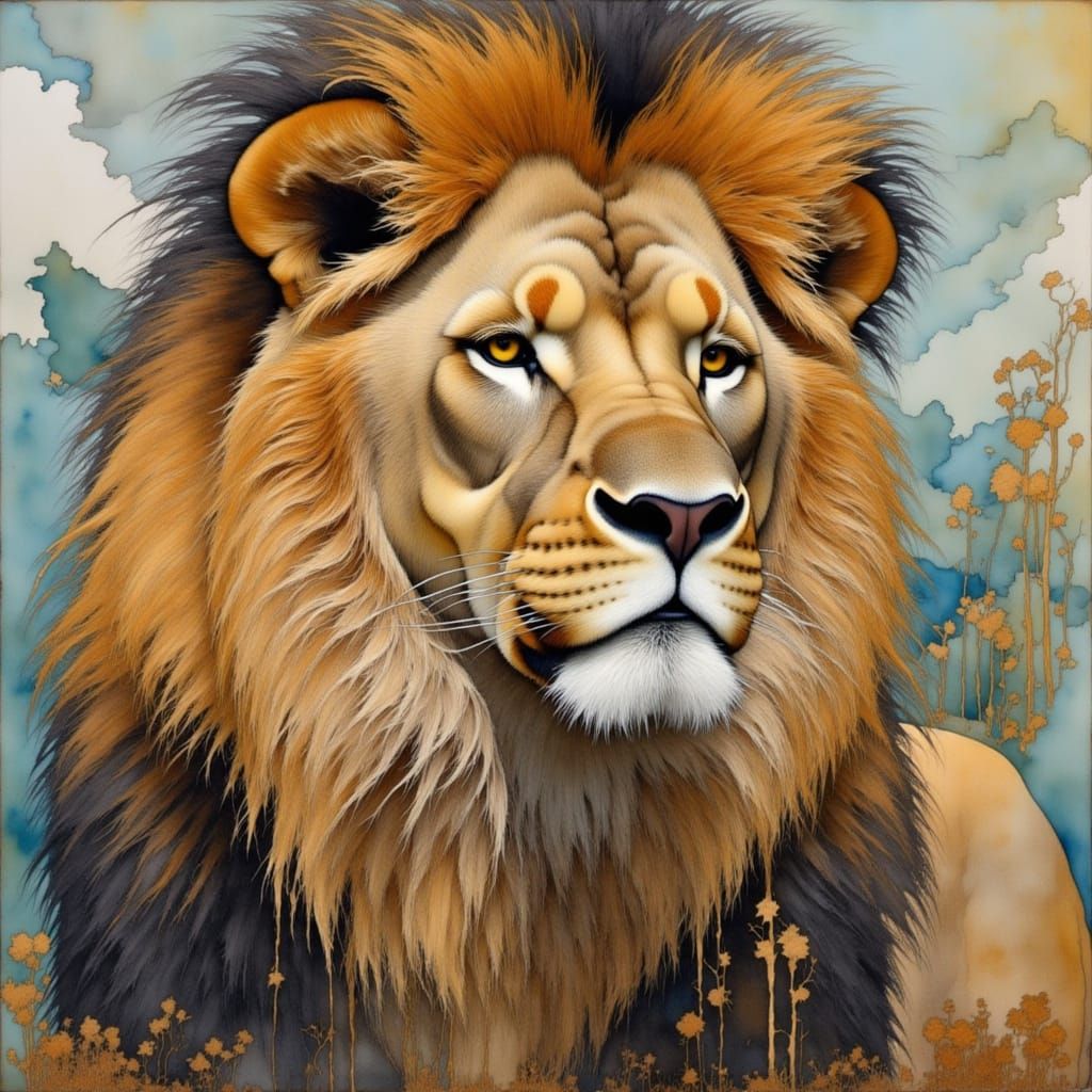 AI Generated Lion