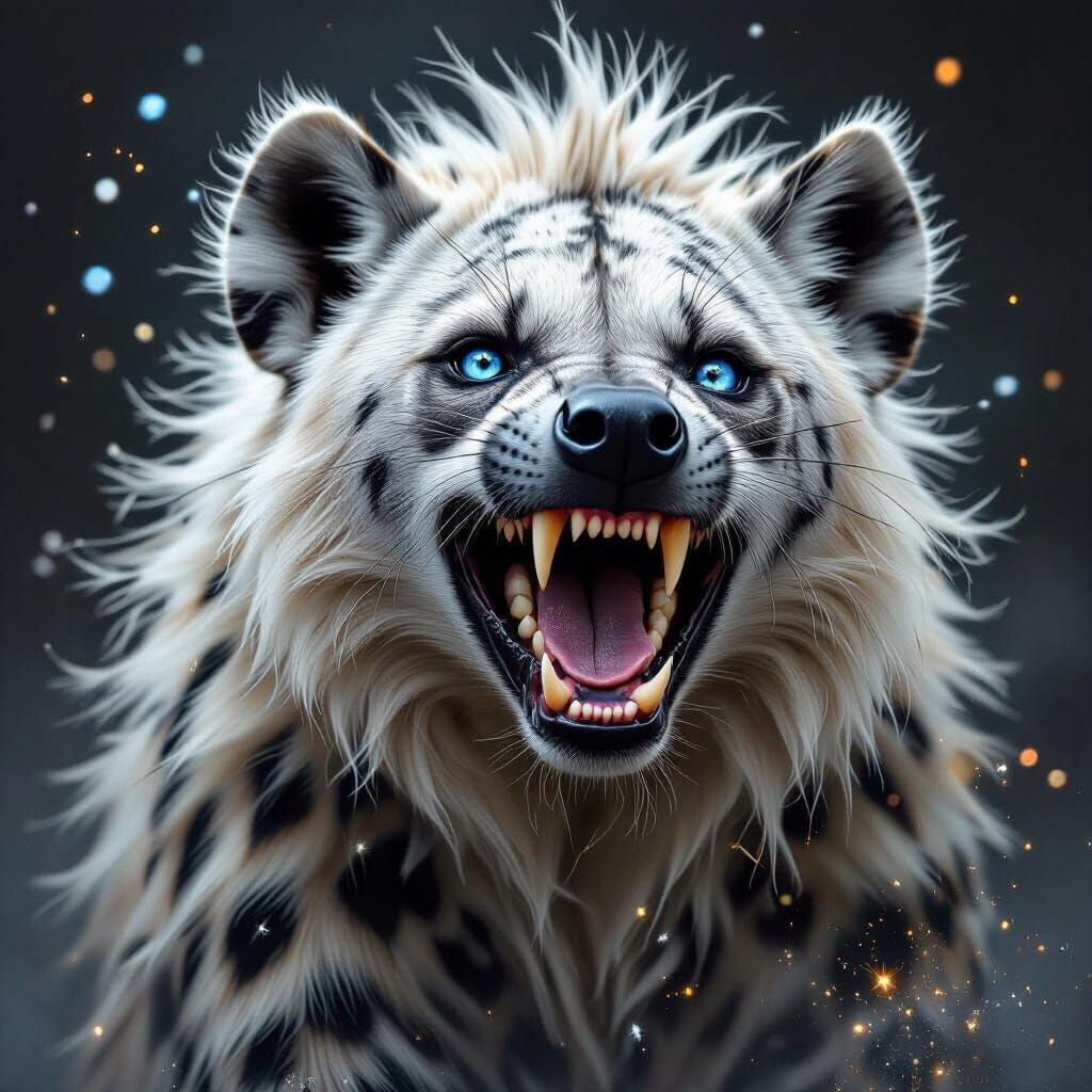 tropical white with Hyena