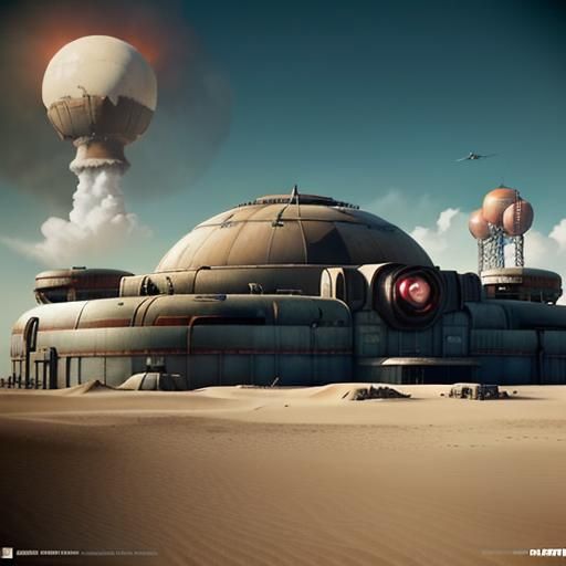 Dune Coliseum: Atompunk Arena on Tatooine