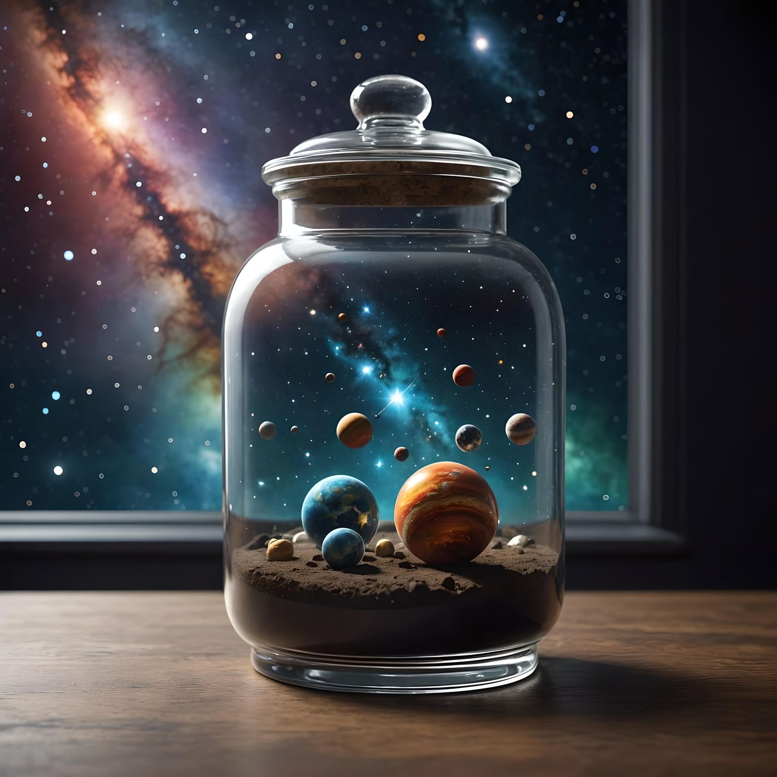 Stars and Planets in a Jar