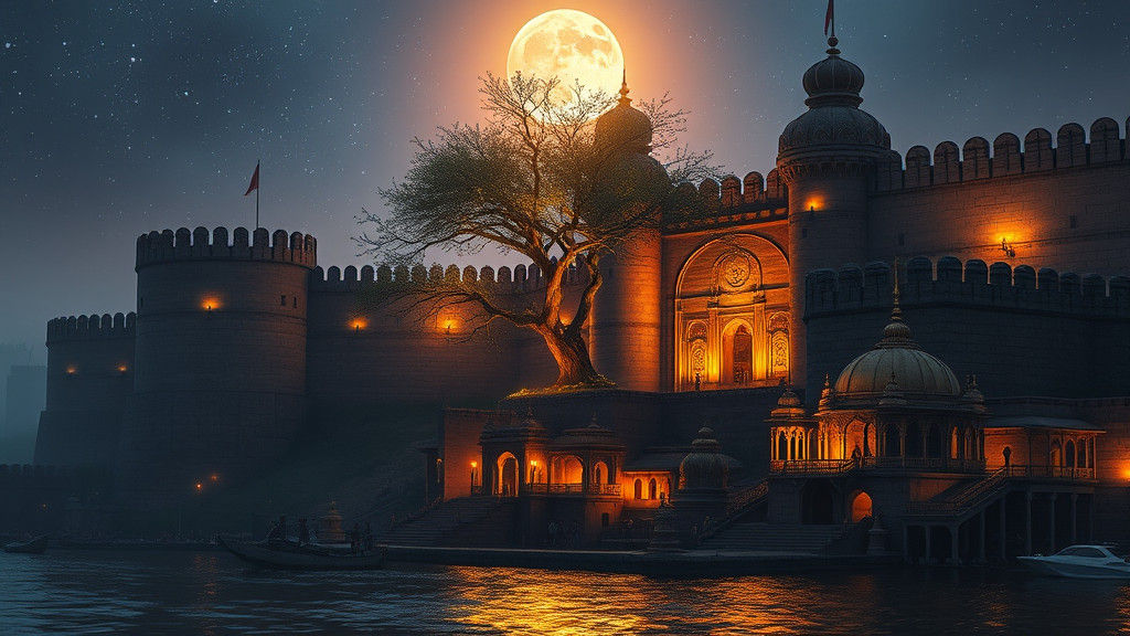 Prayagraj Fort: Ancient Splendor in Hyperrealistic Detail