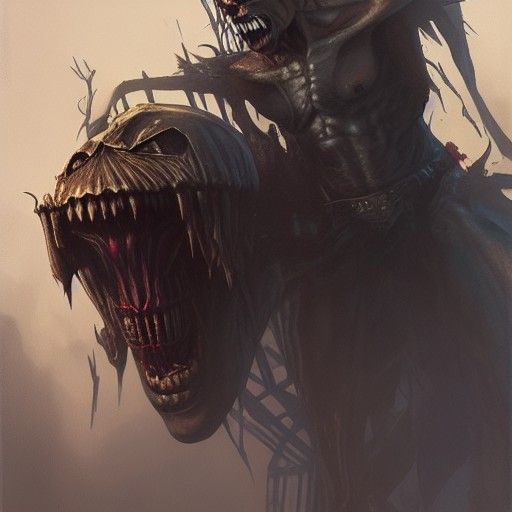 Sinister Iron Maiden in Dark Style