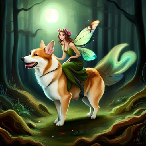 Mystical Fairy Rides a Corgi, Camera Effects