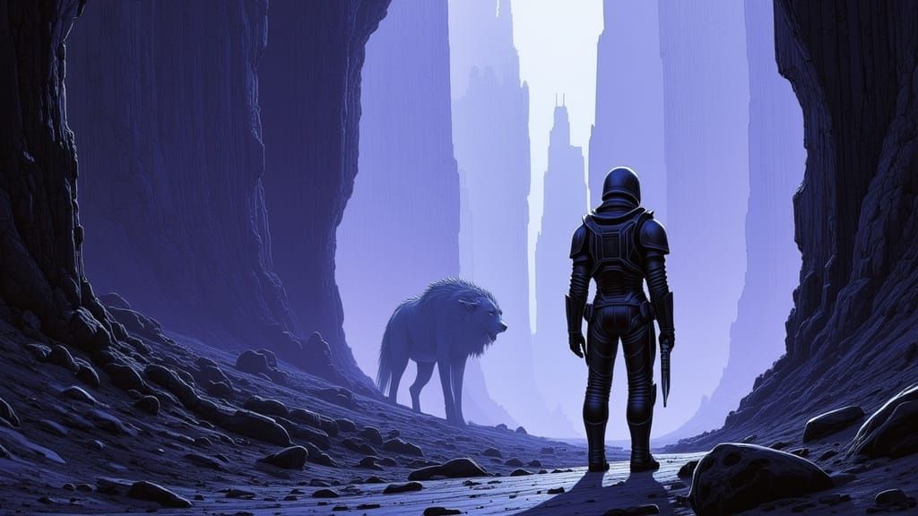 Space Templars Battle Werewolves in Cyberpunk Sci-Fi