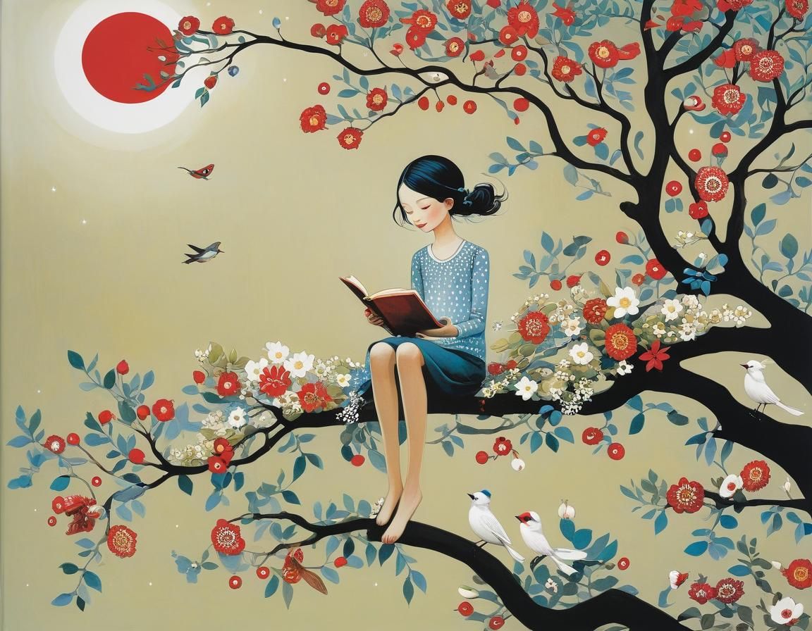 Dreamer Illustration in Whimsical Style