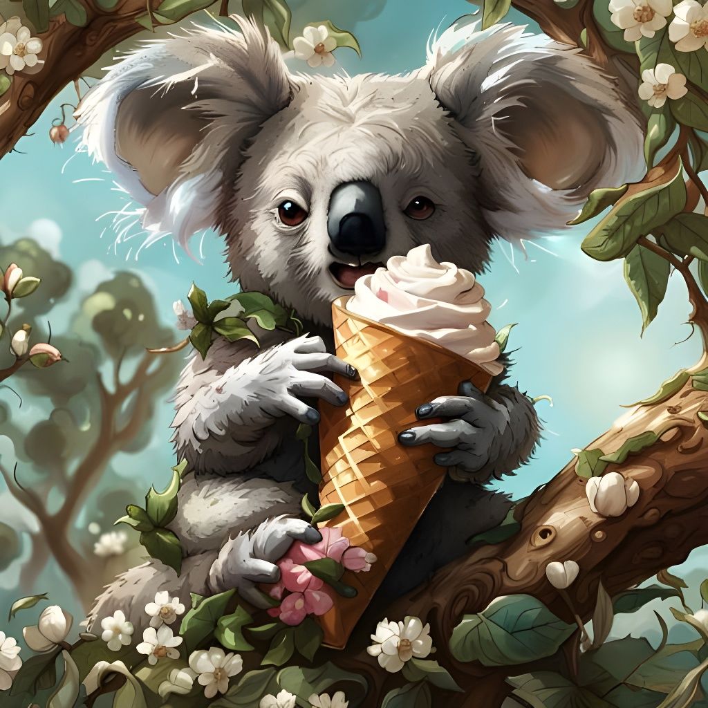 Koalas like Ice Cream