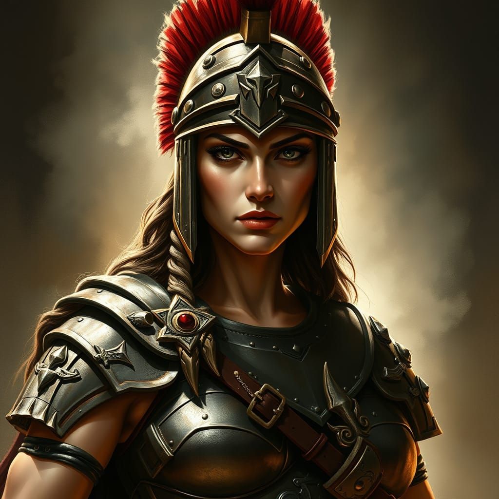 Queen Gorgo of Sparta Fantasy Portrait