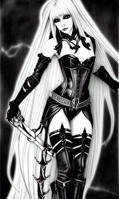 Castlevania Blonde Succubus By Ayami Kojima