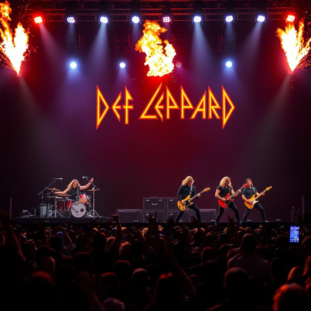Rock Legends Unite: Def Leppard's Electrifying Concert