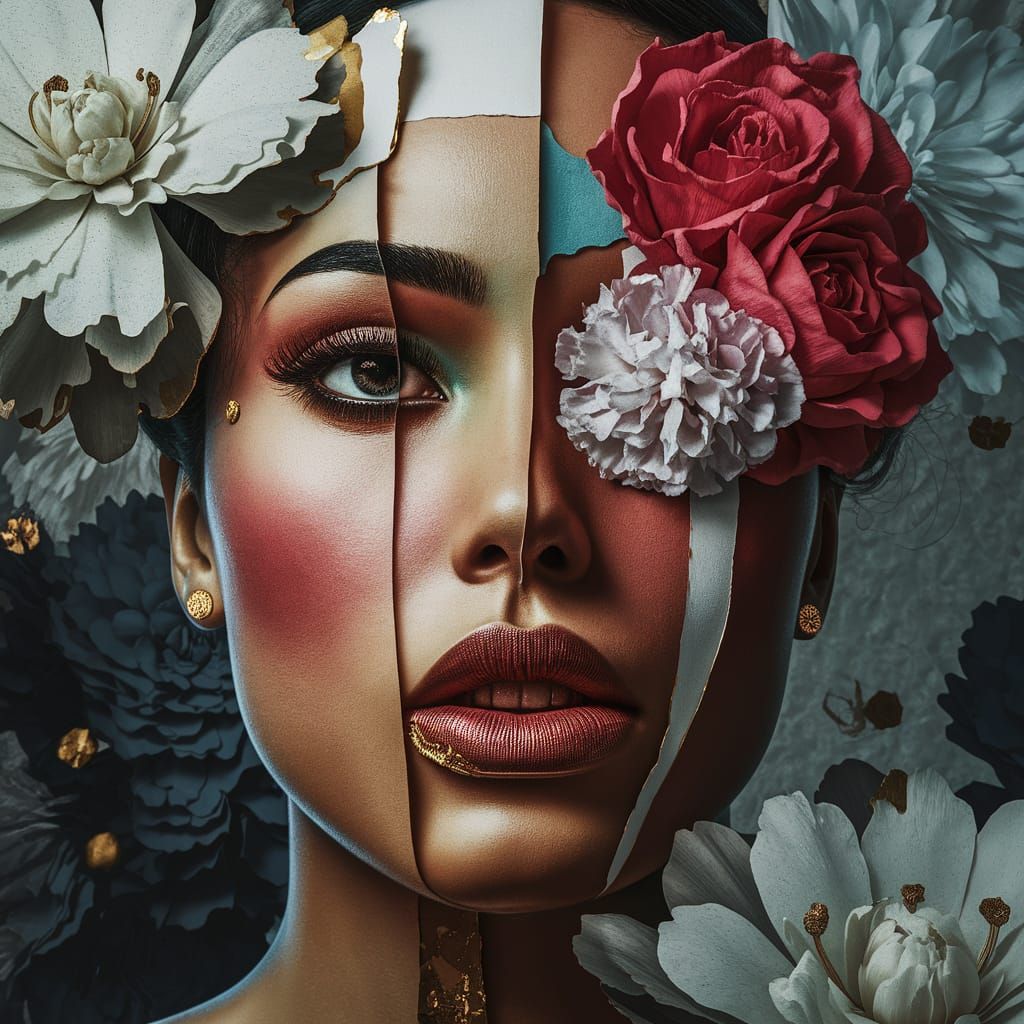 Magician in London Street Scene, Dramatic Lighting