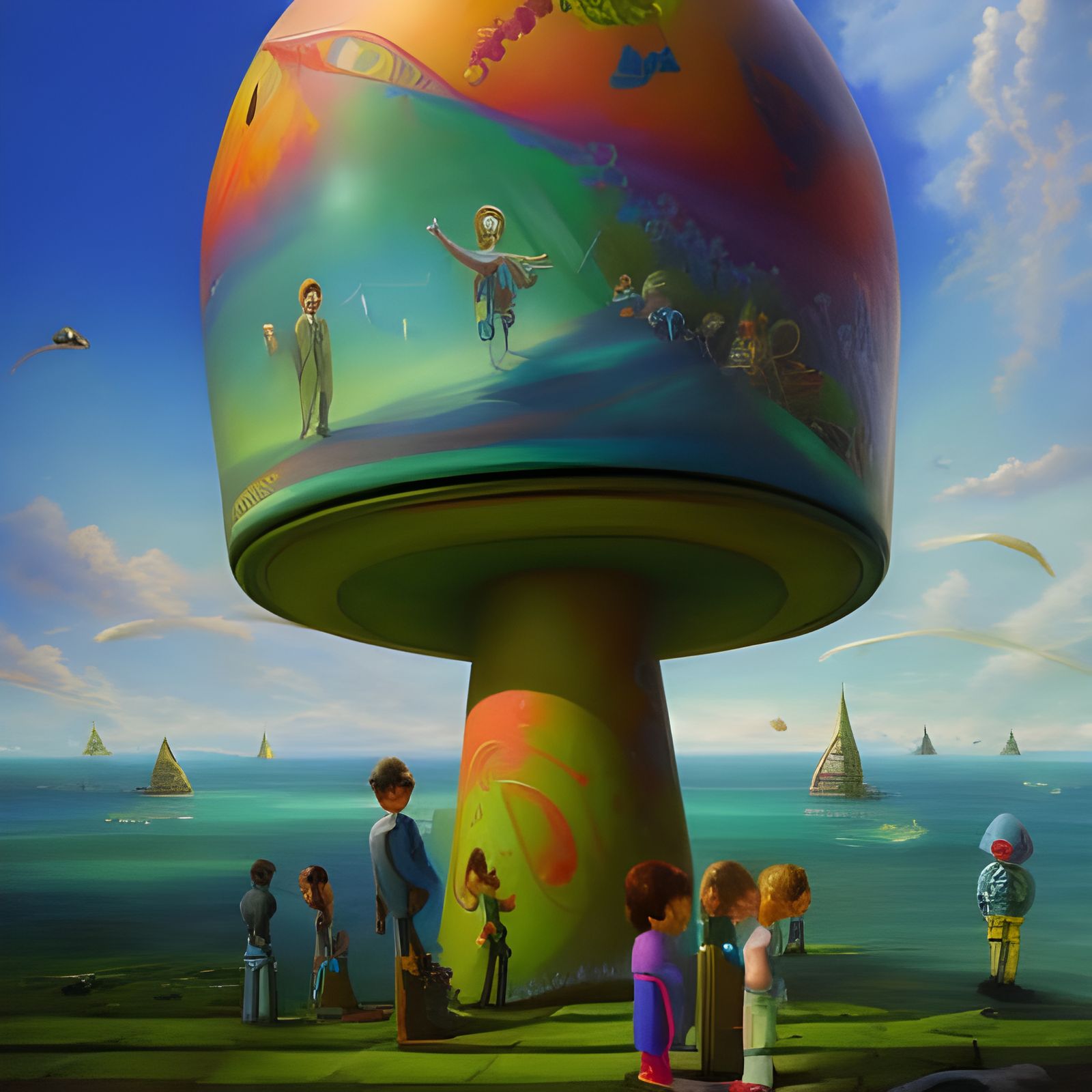 Post-Apocalyptic Wonderland Inspired by Bosch